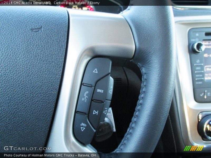 Carbon Black Metallic / Ebony 2014 GMC Acadia Denali AWD