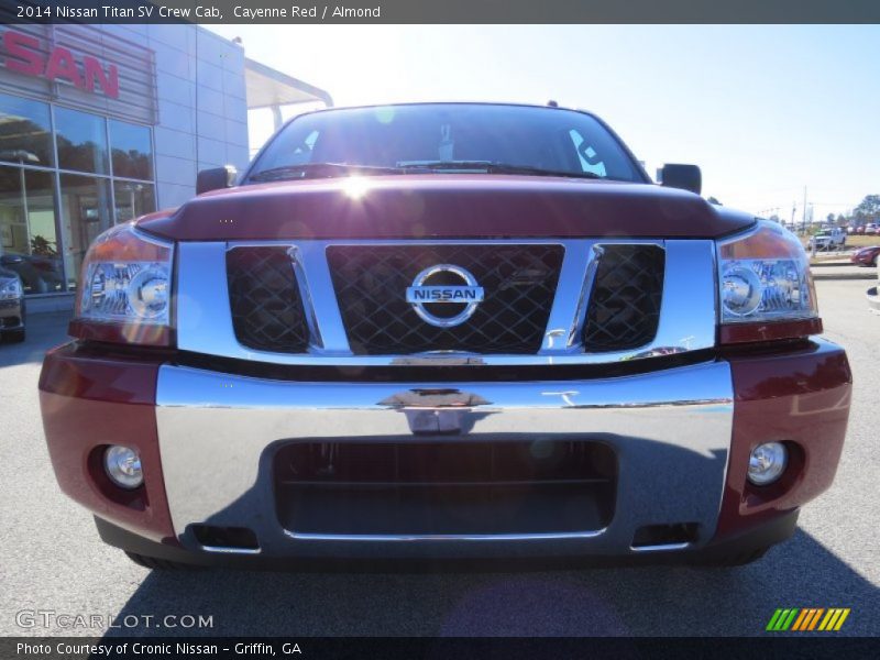 Cayenne Red / Almond 2014 Nissan Titan SV Crew Cab