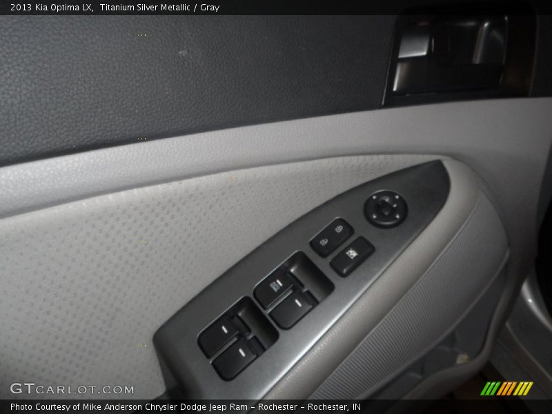 Titanium Silver Metallic / Gray 2013 Kia Optima LX