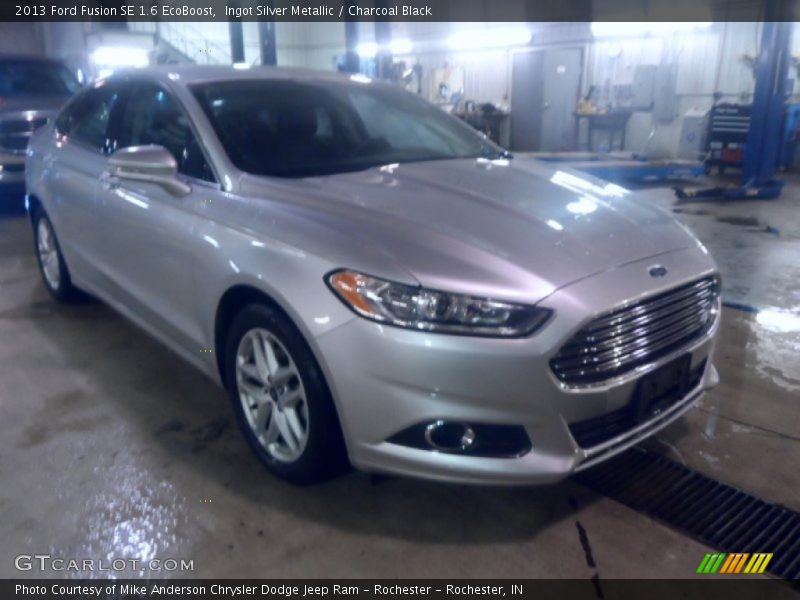 Ingot Silver Metallic / Charcoal Black 2013 Ford Fusion SE 1.6 EcoBoost