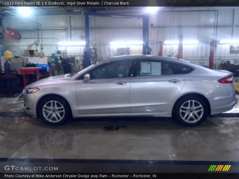 Ingot Silver Metallic / Charcoal Black 2013 Ford Fusion SE 1.6 EcoBoost