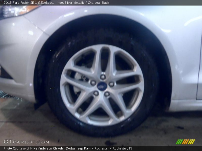 Ingot Silver Metallic / Charcoal Black 2013 Ford Fusion SE 1.6 EcoBoost