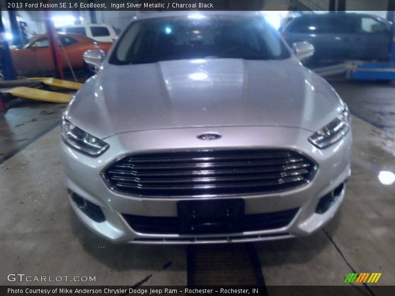 Ingot Silver Metallic / Charcoal Black 2013 Ford Fusion SE 1.6 EcoBoost