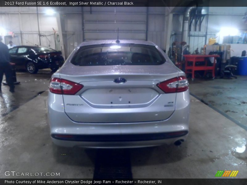 Ingot Silver Metallic / Charcoal Black 2013 Ford Fusion SE 1.6 EcoBoost