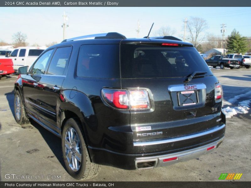 Carbon Black Metallic / Ebony 2014 GMC Acadia Denali AWD