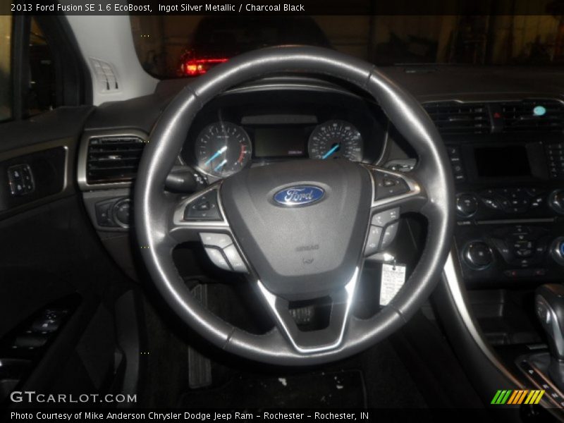 Ingot Silver Metallic / Charcoal Black 2013 Ford Fusion SE 1.6 EcoBoost
