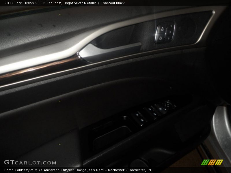 Ingot Silver Metallic / Charcoal Black 2013 Ford Fusion SE 1.6 EcoBoost