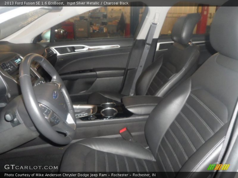 Ingot Silver Metallic / Charcoal Black 2013 Ford Fusion SE 1.6 EcoBoost