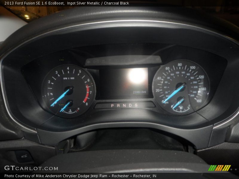 Ingot Silver Metallic / Charcoal Black 2013 Ford Fusion SE 1.6 EcoBoost