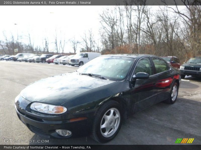 Polo Green Metallic / Neutral 2001 Oldsmobile Aurora 4.0