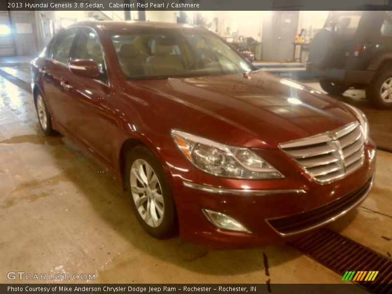 Cabernet Red Pearl / Cashmere 2013 Hyundai Genesis 3.8 Sedan