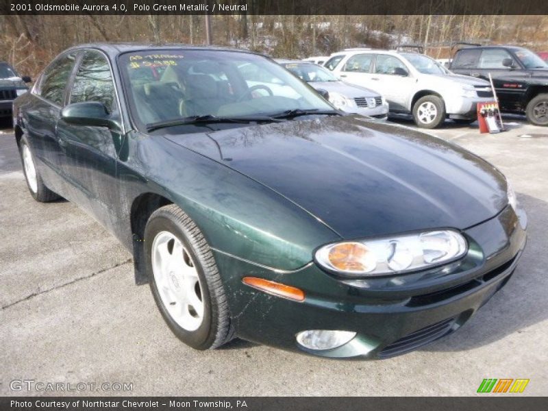 Polo Green Metallic / Neutral 2001 Oldsmobile Aurora 4.0