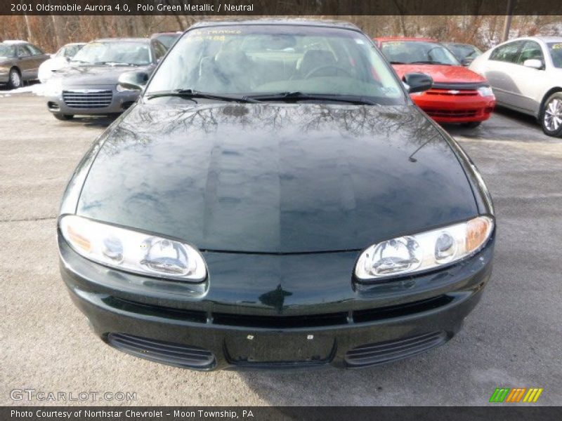 Polo Green Metallic / Neutral 2001 Oldsmobile Aurora 4.0