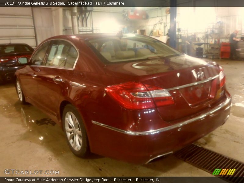 Cabernet Red Pearl / Cashmere 2013 Hyundai Genesis 3.8 Sedan