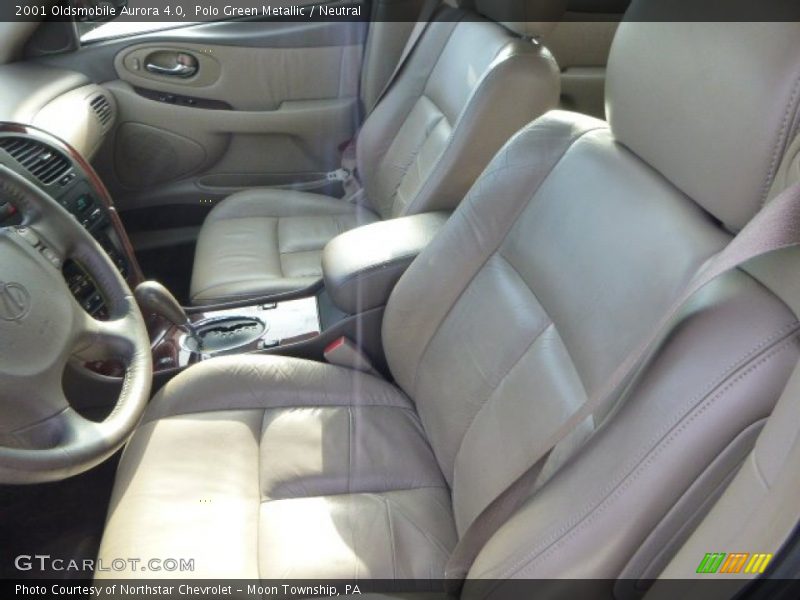Polo Green Metallic / Neutral 2001 Oldsmobile Aurora 4.0