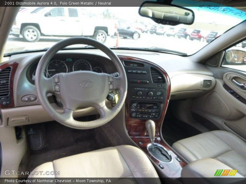 Polo Green Metallic / Neutral 2001 Oldsmobile Aurora 4.0