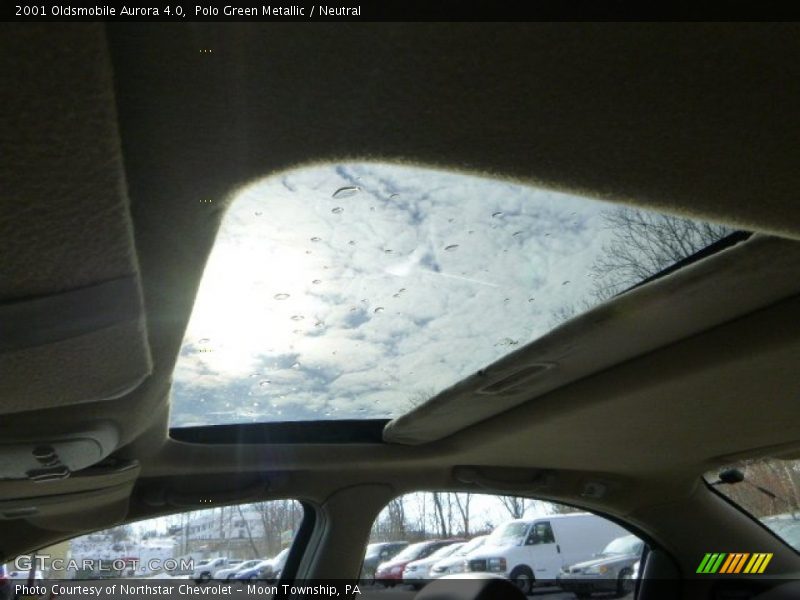 Polo Green Metallic / Neutral 2001 Oldsmobile Aurora 4.0