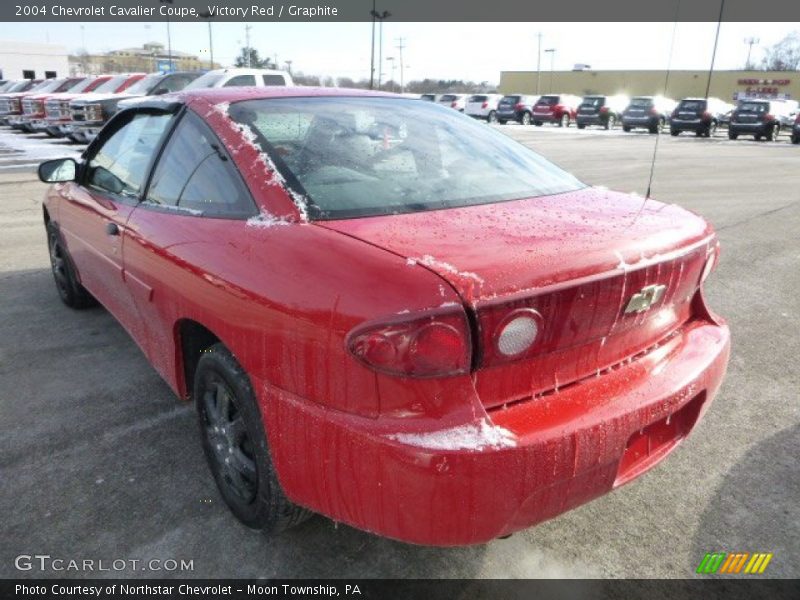 Victory Red / Graphite 2004 Chevrolet Cavalier Coupe