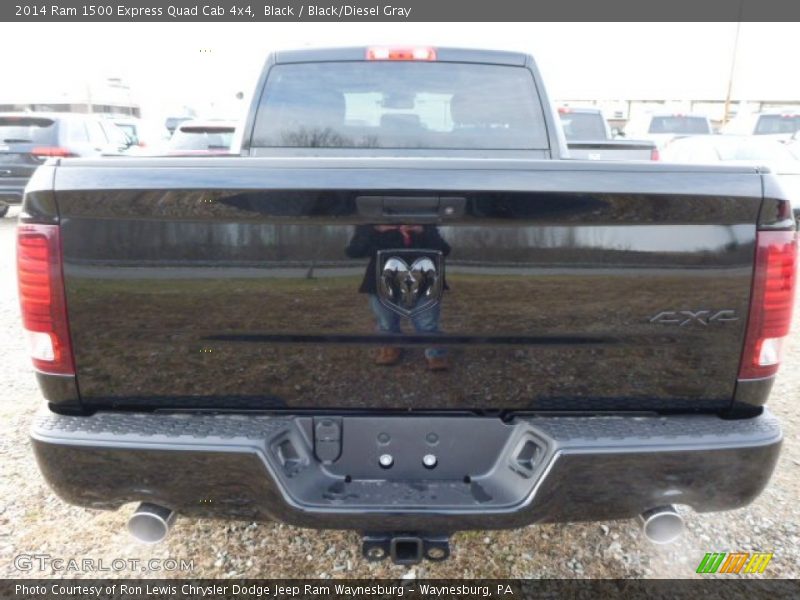 Black / Black/Diesel Gray 2014 Ram 1500 Express Quad Cab 4x4