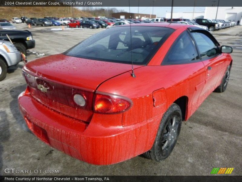 Victory Red / Graphite 2004 Chevrolet Cavalier Coupe