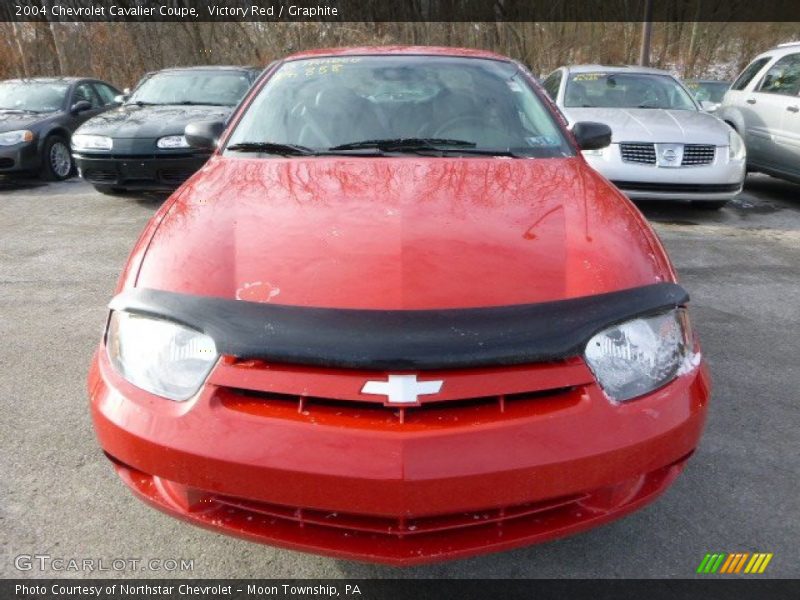 Victory Red / Graphite 2004 Chevrolet Cavalier Coupe