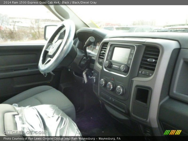 Black / Black/Diesel Gray 2014 Ram 1500 Express Quad Cab 4x4