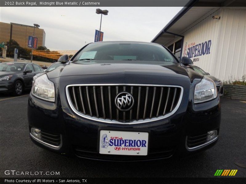 Midnight Blue Metallic / Cashmere 2012 Buick Regal