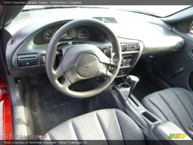 Victory Red / Graphite 2004 Chevrolet Cavalier Coupe