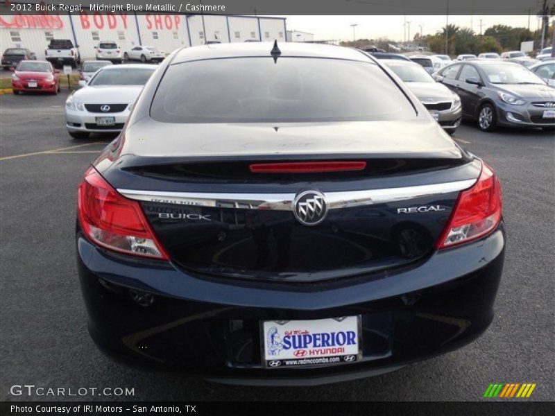 Midnight Blue Metallic / Cashmere 2012 Buick Regal