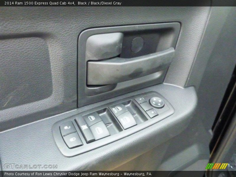Black / Black/Diesel Gray 2014 Ram 1500 Express Quad Cab 4x4