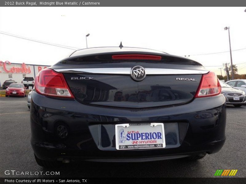 Midnight Blue Metallic / Cashmere 2012 Buick Regal