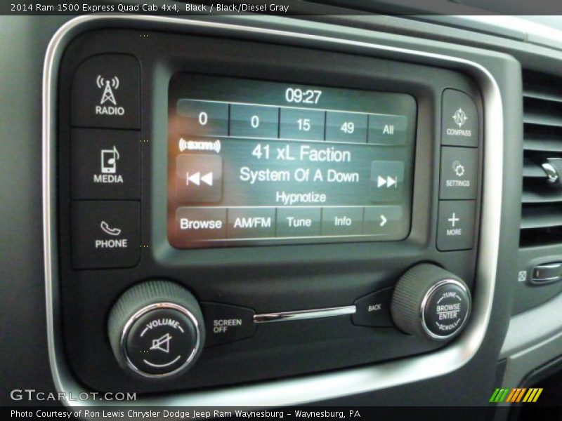 Black / Black/Diesel Gray 2014 Ram 1500 Express Quad Cab 4x4