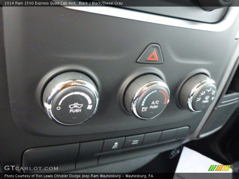 Black / Black/Diesel Gray 2014 Ram 1500 Express Quad Cab 4x4