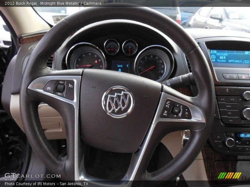 Midnight Blue Metallic / Cashmere 2012 Buick Regal