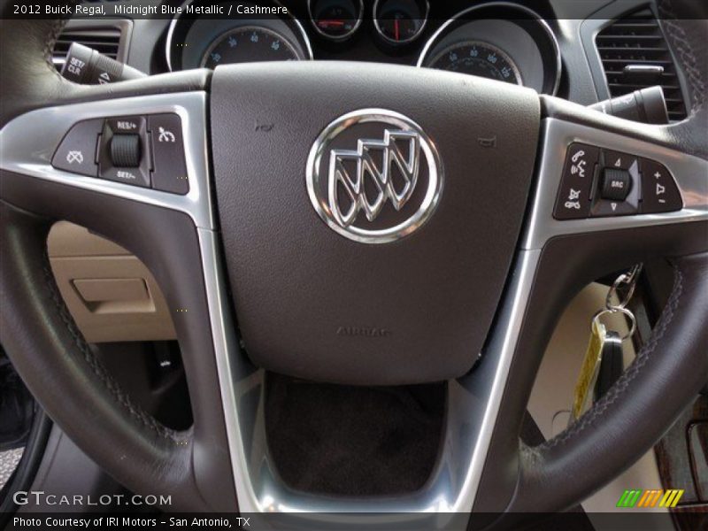 Midnight Blue Metallic / Cashmere 2012 Buick Regal