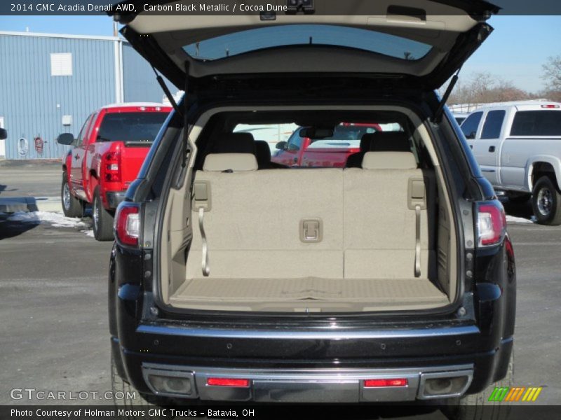 Carbon Black Metallic / Cocoa Dune 2014 GMC Acadia Denali AWD