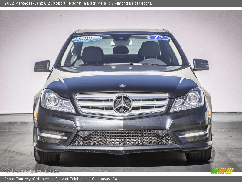 Magnetite Black Metallic / Almond Beige/Mocha 2012 Mercedes-Benz C 250 Sport