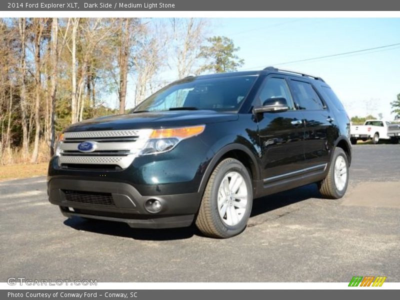 Dark Side / Medium Light Stone 2014 Ford Explorer XLT