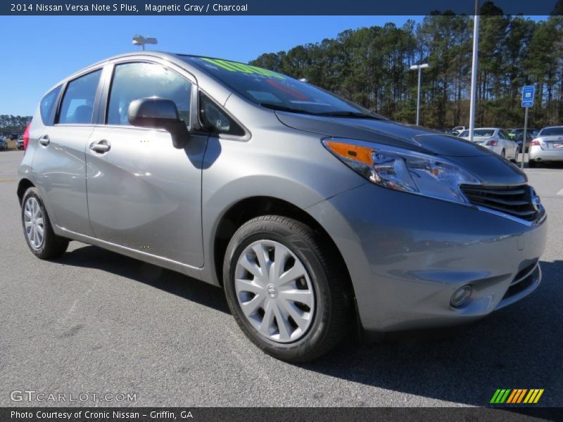 Magnetic Gray / Charcoal 2014 Nissan Versa Note S Plus