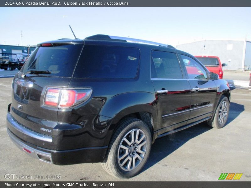 Carbon Black Metallic / Cocoa Dune 2014 GMC Acadia Denali AWD