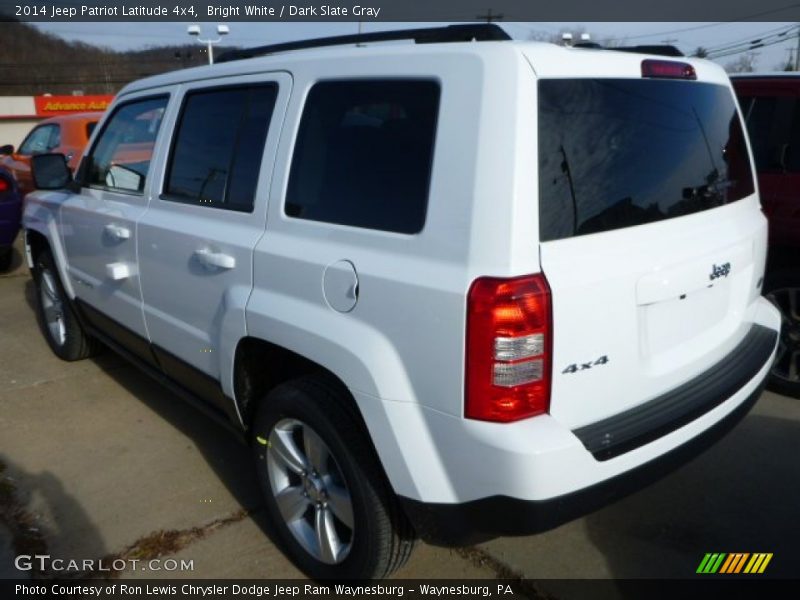 Bright White / Dark Slate Gray 2014 Jeep Patriot Latitude 4x4