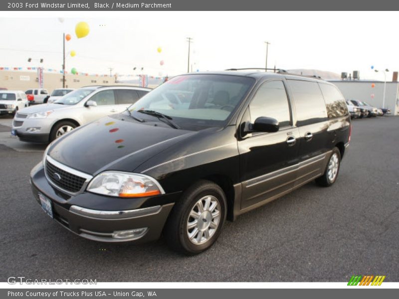 Black / Medium Parchment 2003 Ford Windstar Limited