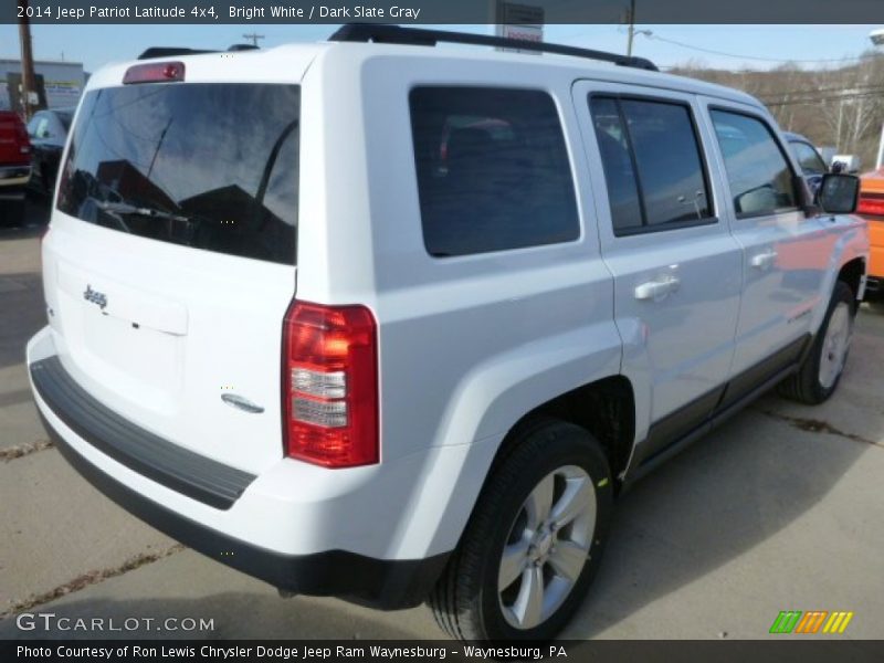 Bright White / Dark Slate Gray 2014 Jeep Patriot Latitude 4x4
