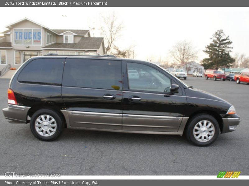 Black / Medium Parchment 2003 Ford Windstar Limited