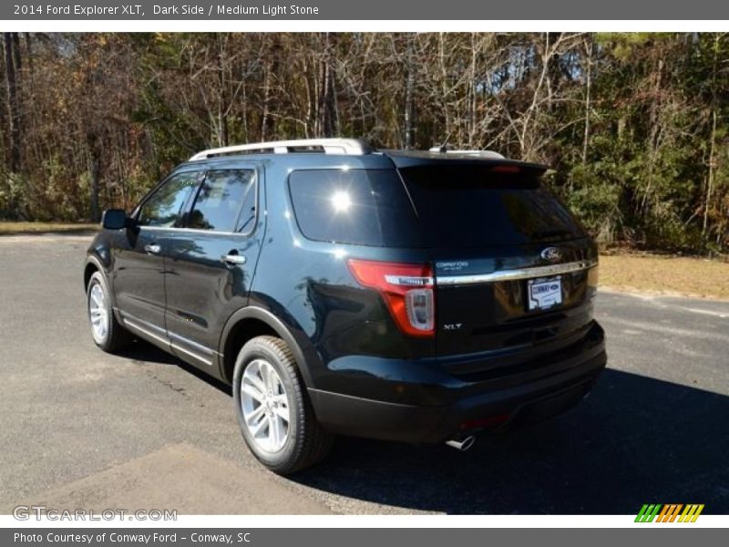 Dark Side / Medium Light Stone 2014 Ford Explorer XLT