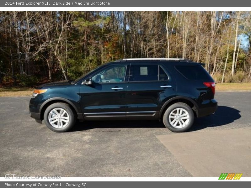 Dark Side / Medium Light Stone 2014 Ford Explorer XLT
