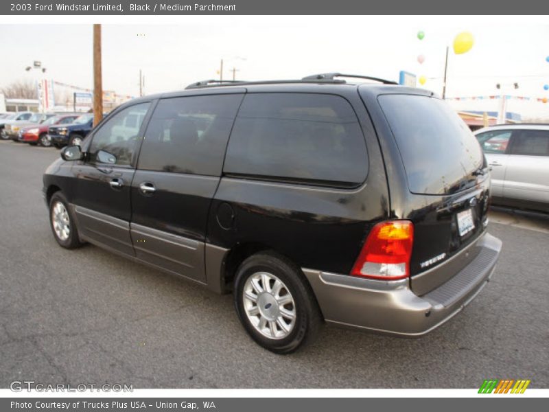 Black / Medium Parchment 2003 Ford Windstar Limited