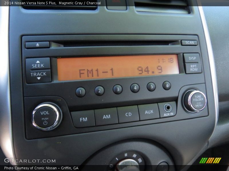 Magnetic Gray / Charcoal 2014 Nissan Versa Note S Plus