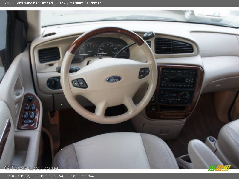 Black / Medium Parchment 2003 Ford Windstar Limited