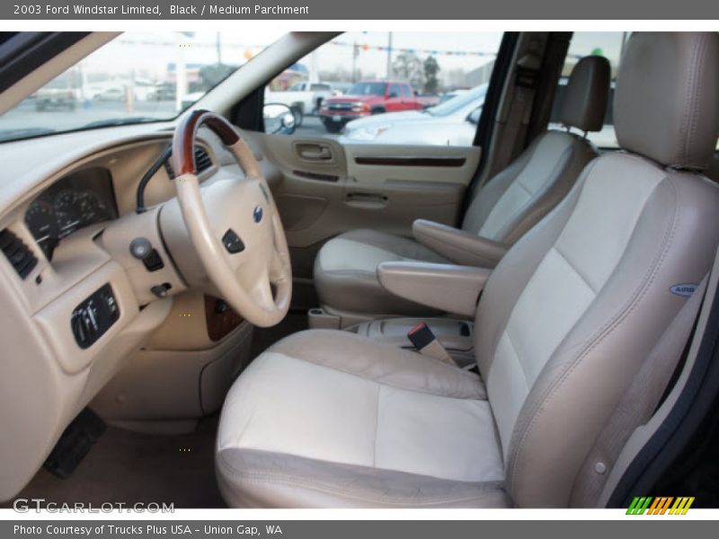 Black / Medium Parchment 2003 Ford Windstar Limited
